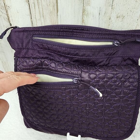Sherpani Jag le Medium Crossbody Bag Purple - Picture 5 of 9